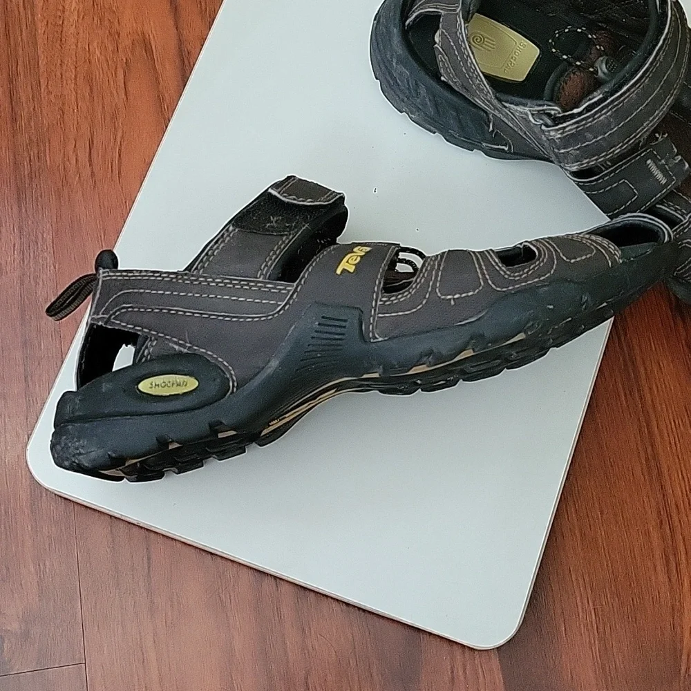 Teva Forebay Sandal for Men - Turkish Coffee Size 9